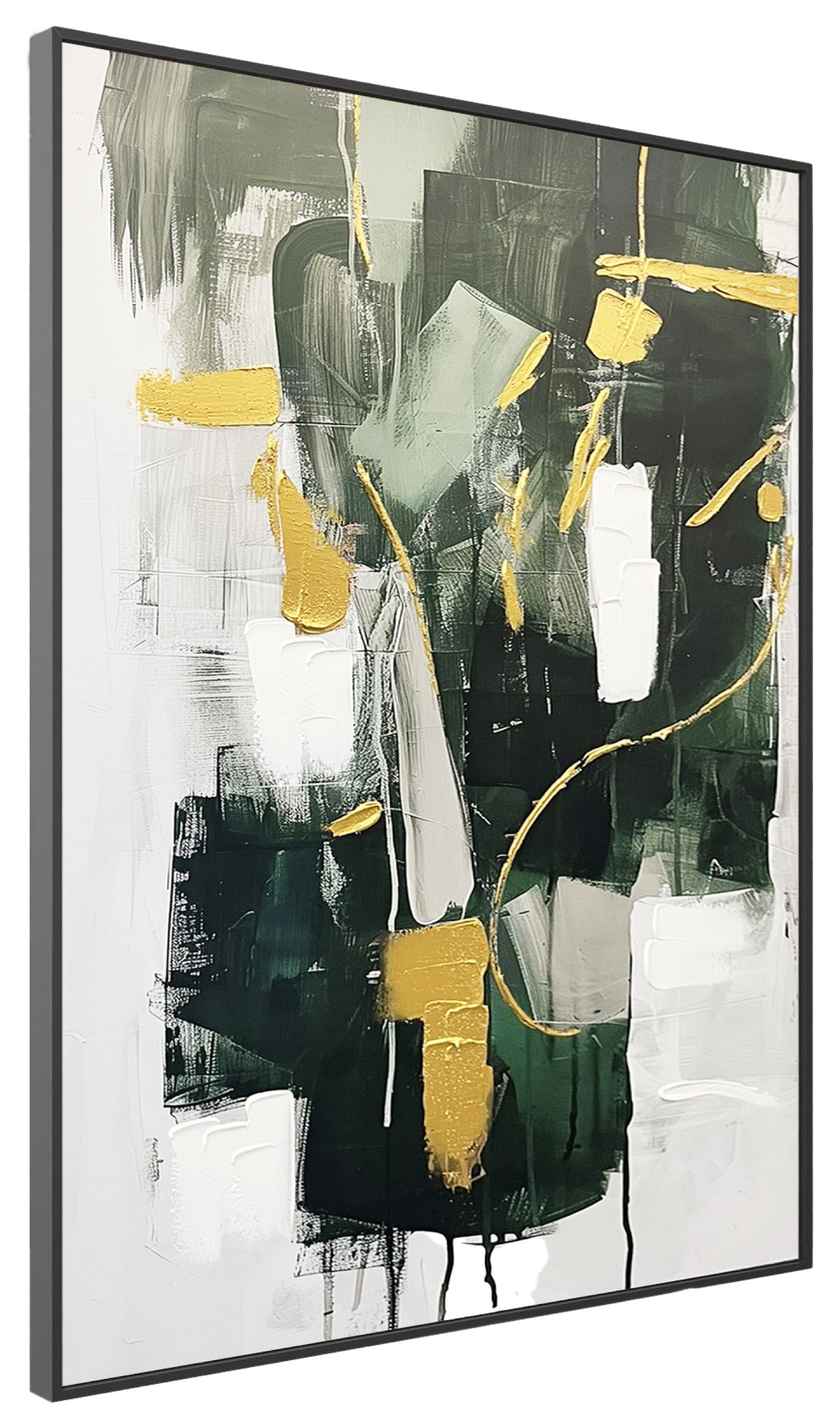 Obraz z ręcznie malowanymi elementami For 100x70 cm