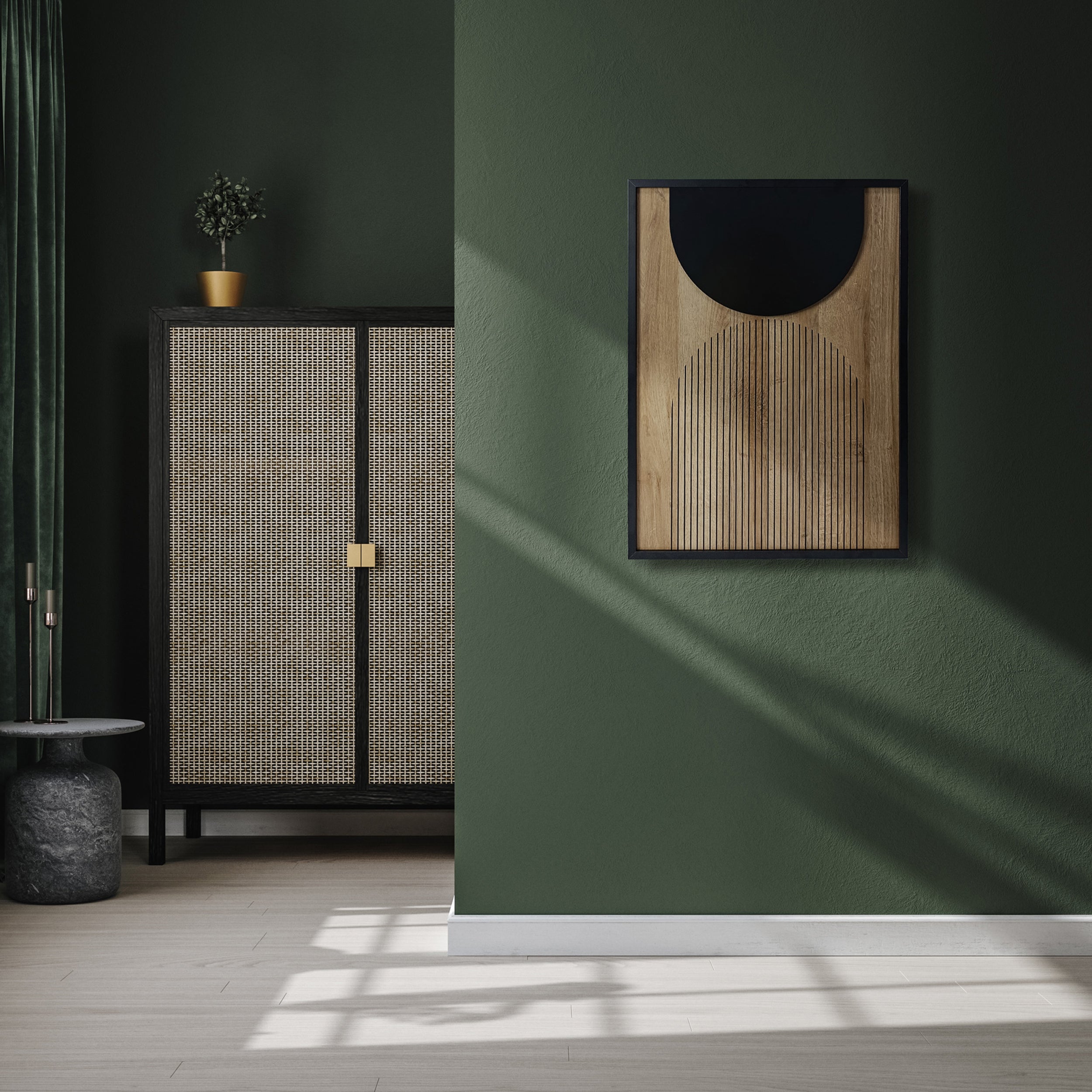 Obraz Wooden Deco Orbit 70x50 cm