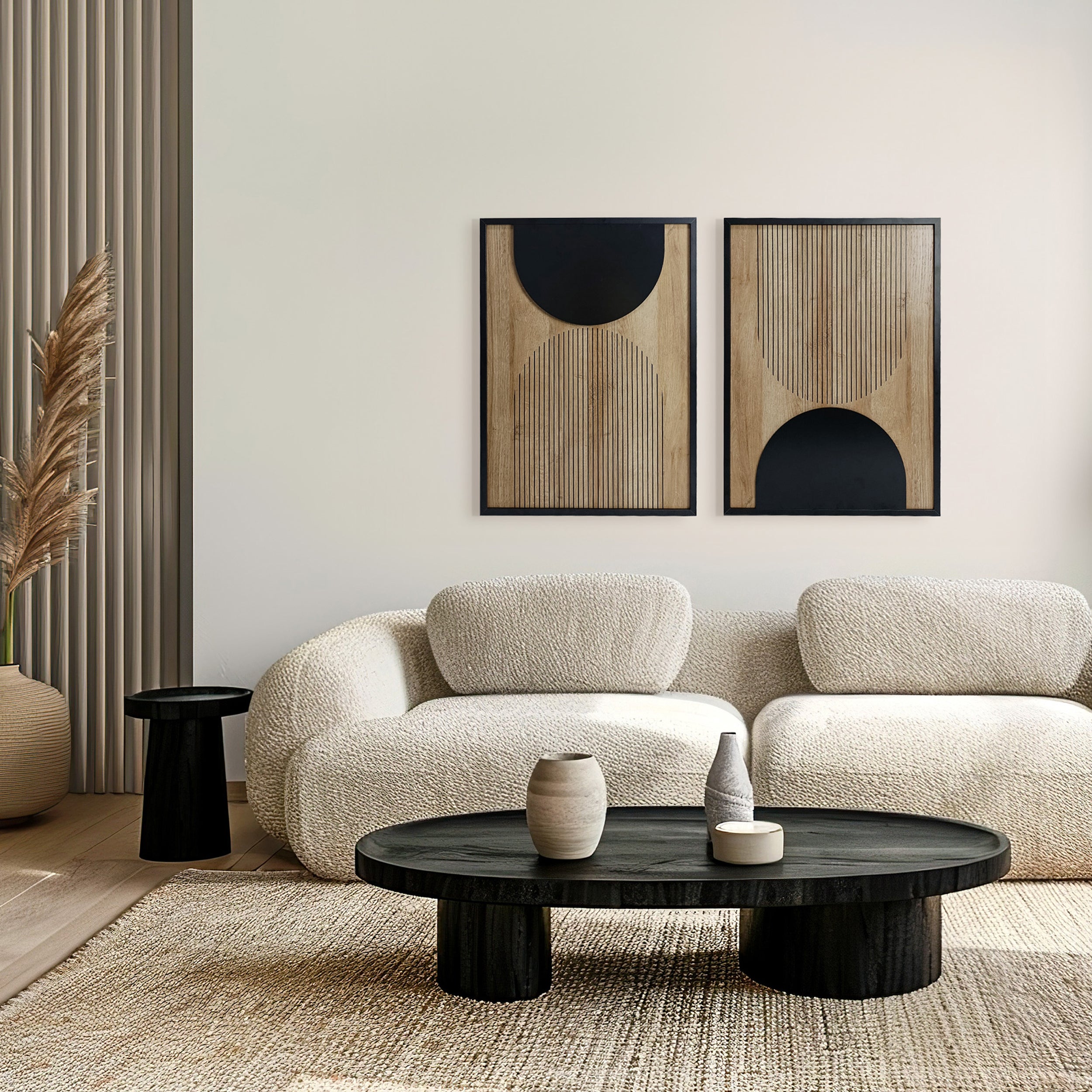 Obraz Wooden Deco Orbit 70x50 cm