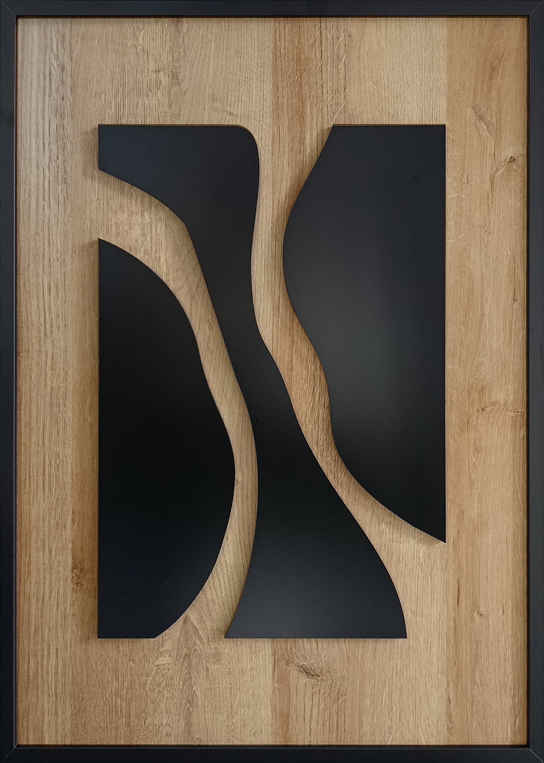 Obraz Wooden Deco Flow 70x50 cm