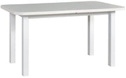 Stół drewniany do jadalni rozkładany Reeveli 140-180x80 cm biały