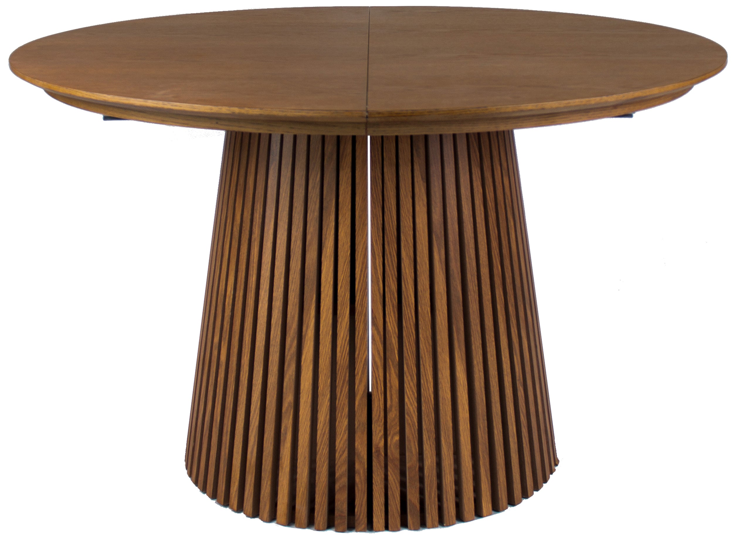 Stół rozkładany Formisty 120-200x120 cm lamele orzech