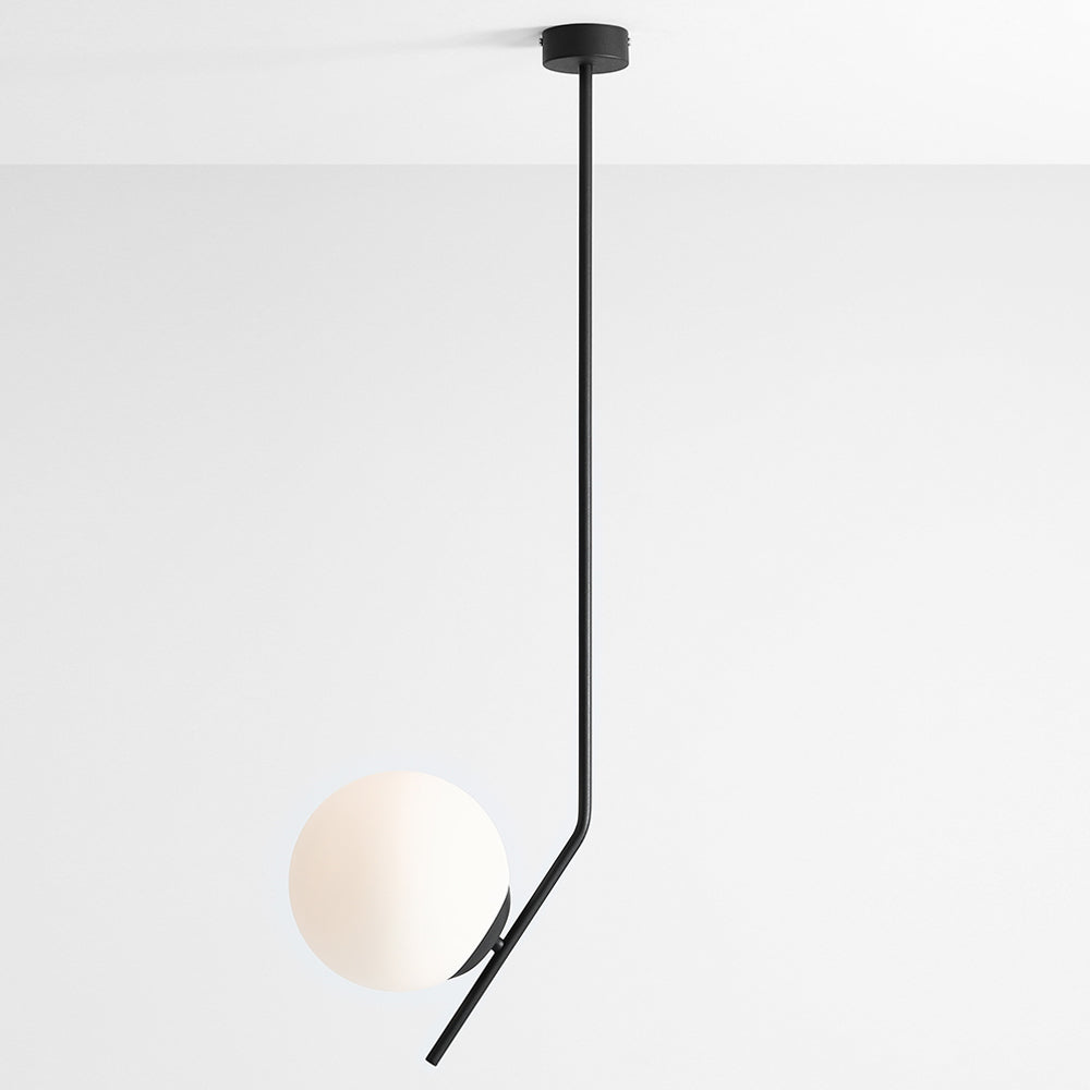 Lampa wisząca Pipeally 95 cm czarna