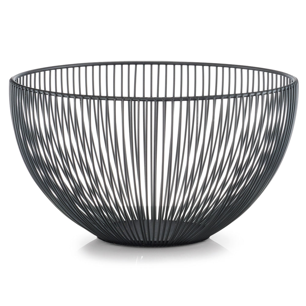 Miska na owoce Mevian czarna 25x25x14 cm