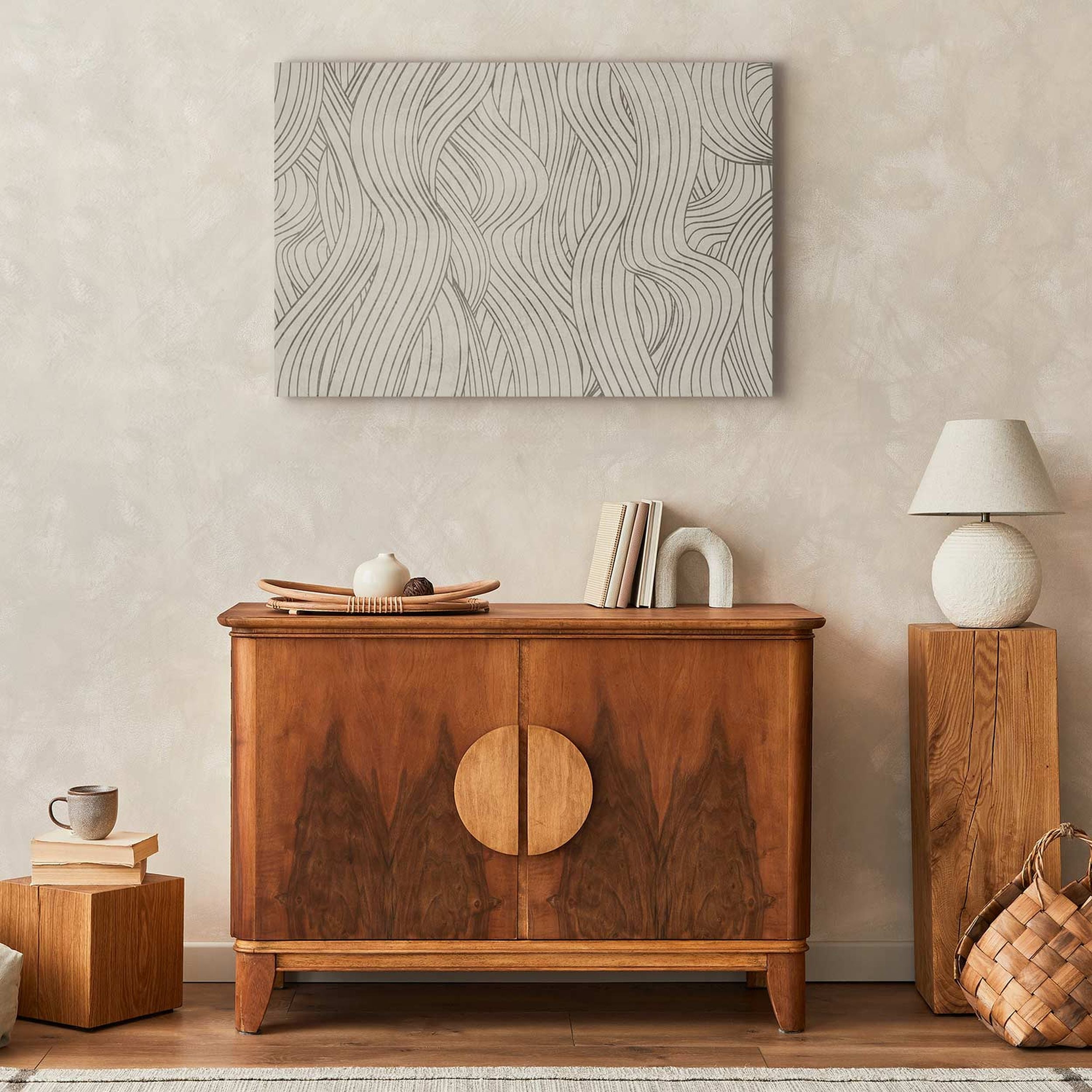 Obraz Falujące wstęgi 90x60 cm