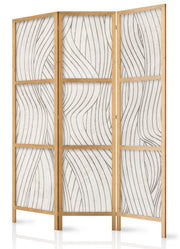 Parawan japoński Falujące wstęgi 161x135 cm