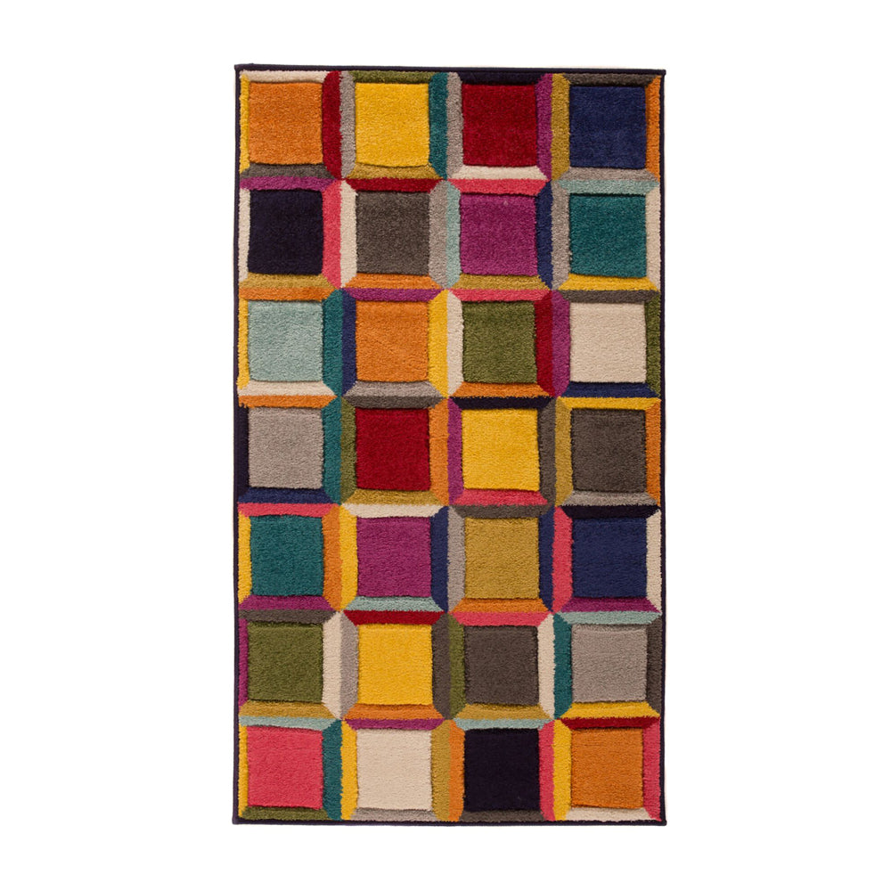 Dywan nowoczesny Waltz wielokolorowy Prostokątny/120x170