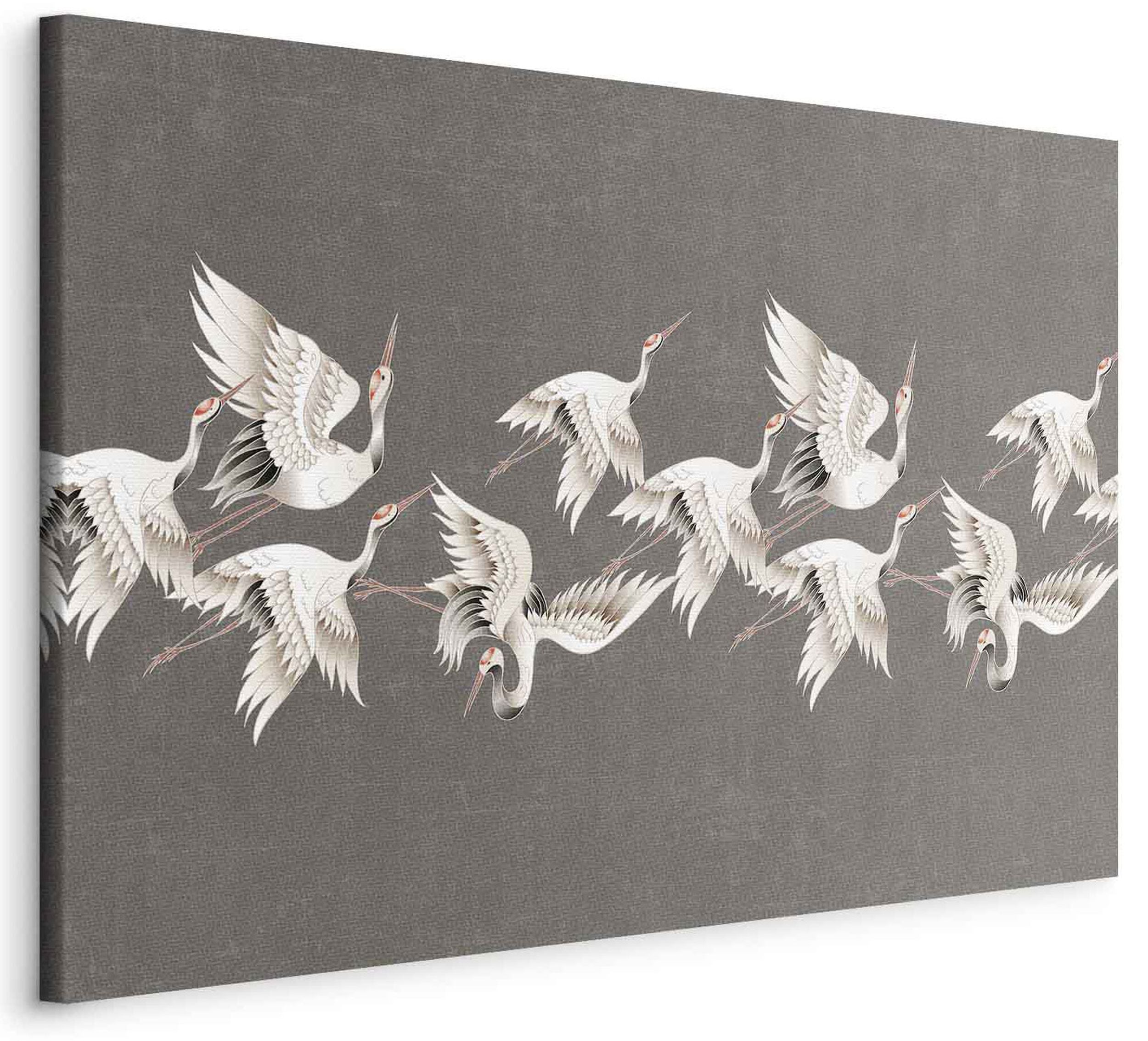 Obraz Ornament z żurawiami 90x60 cm