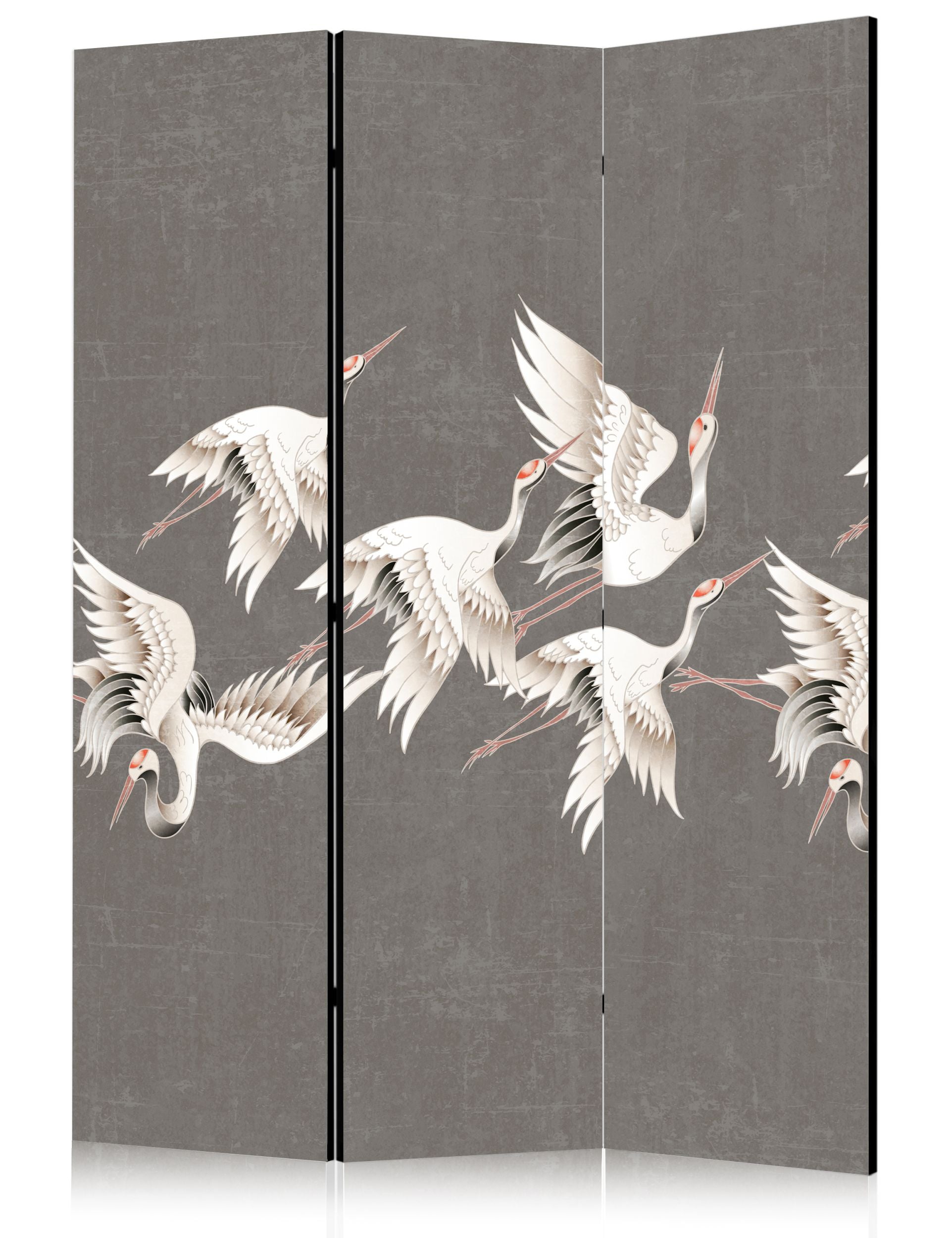 Parawan Ornament z żurawiami 172x135 cm
