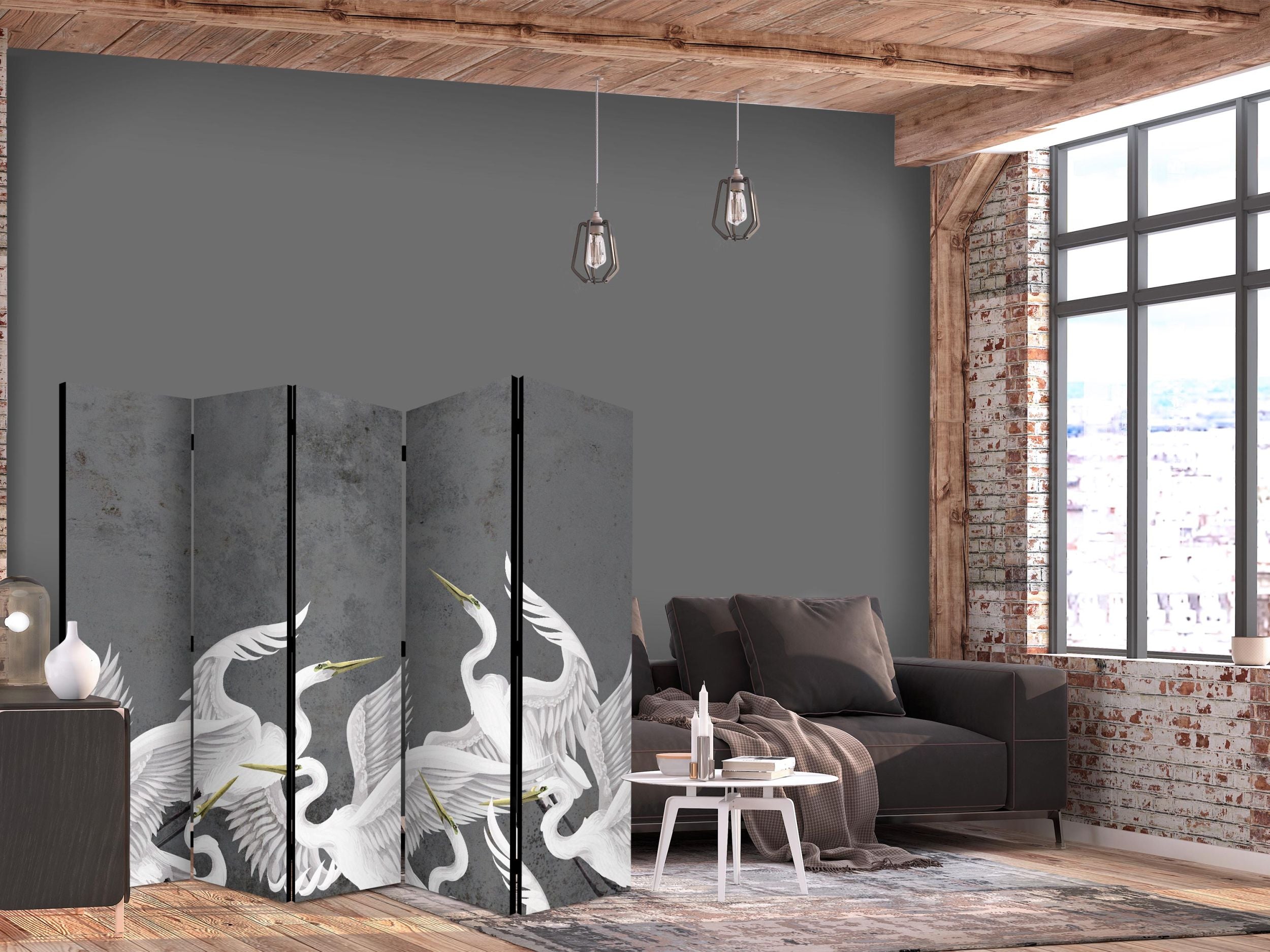 Parawan Trzepot skrzydeł 225x172 cm