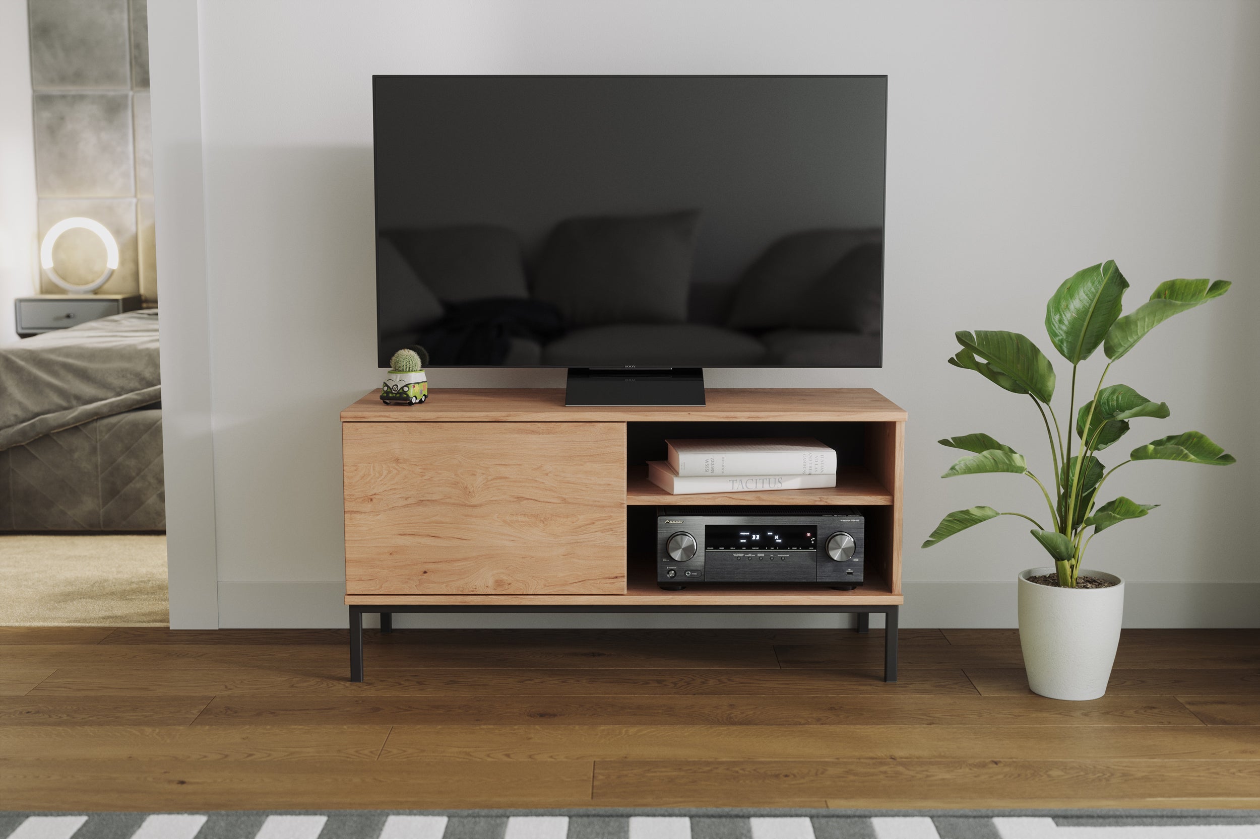 Szafka RTV Perila 100 cm hikora