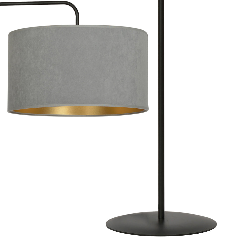 Lampa podłogowa Hellid 150 cm szara