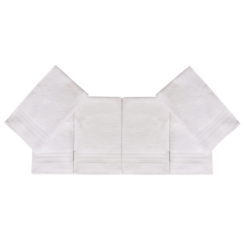 Zestaw sześciu ręczników Bainrow 30/50 cm biały