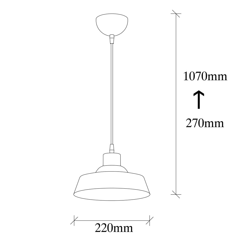 Lampa wisząca Hanella czarna