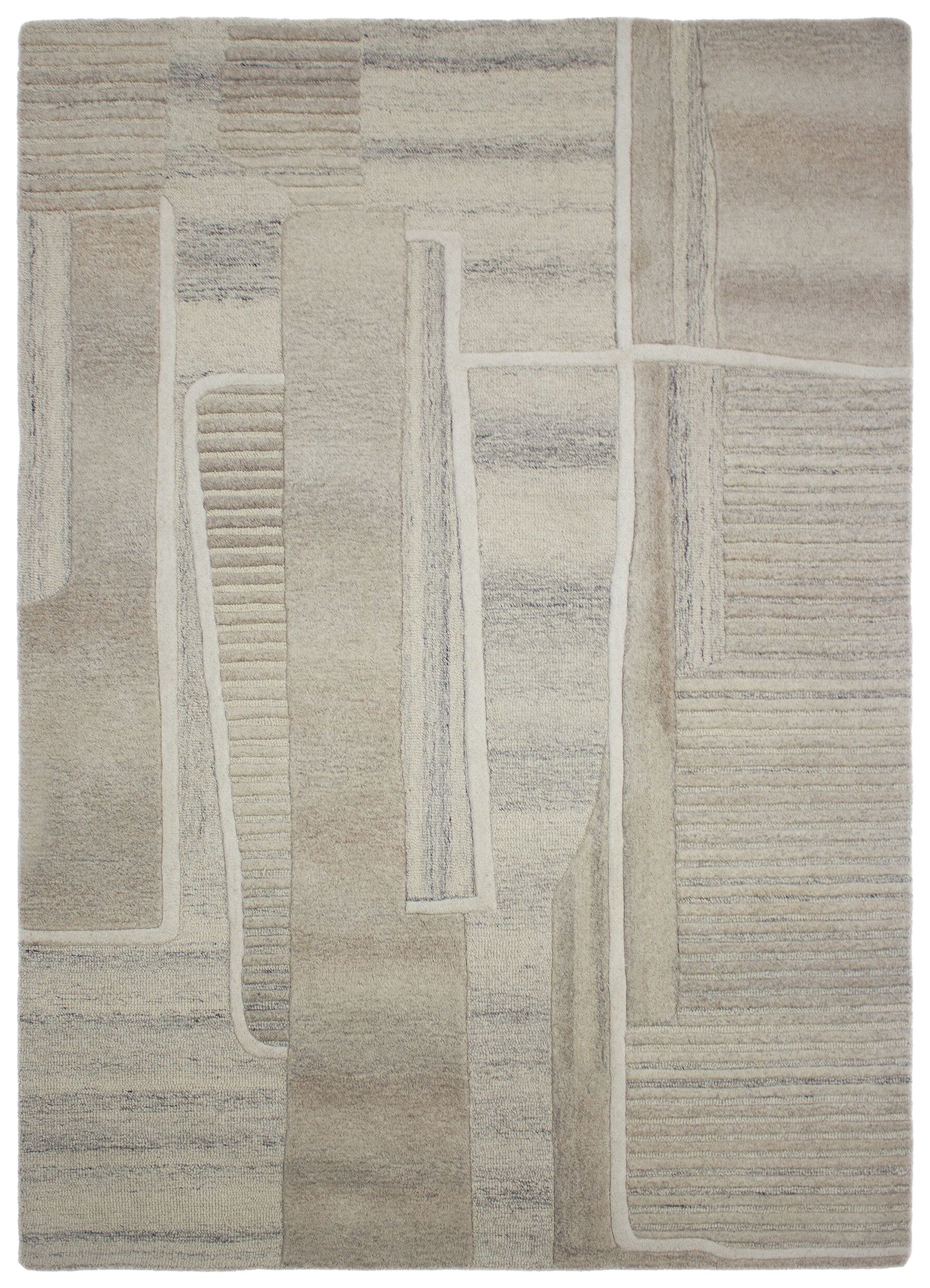 Dywan wełniany ręcznie wykonany Lira 160x230 cm beżowy