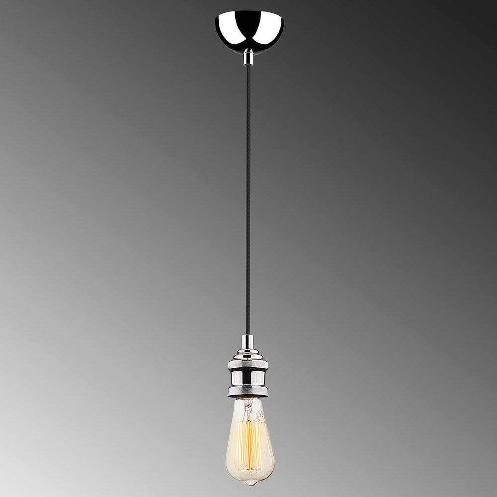 Lampa sufitowa Pabella vintage srebrna