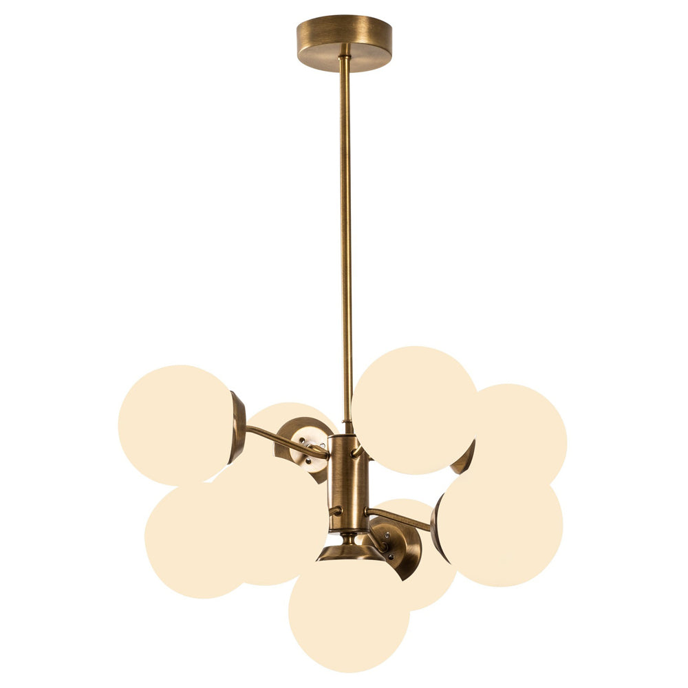 Lampa wisząca Tuiren x9 miedziana