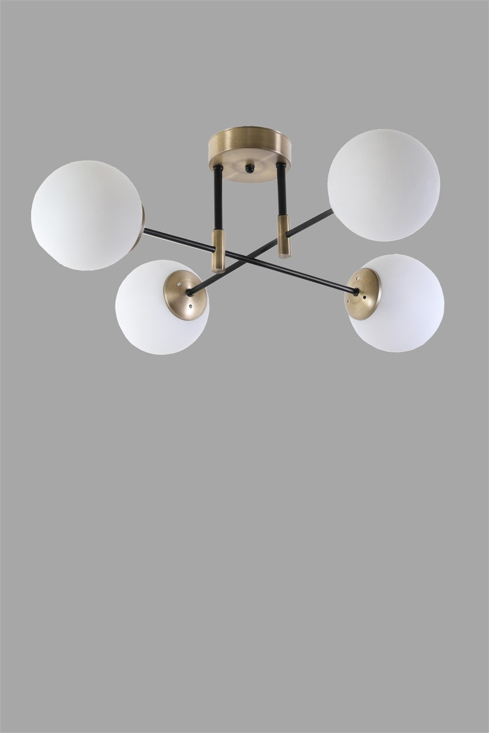 Lampa sufitowa Terrecta x4 biało-złota