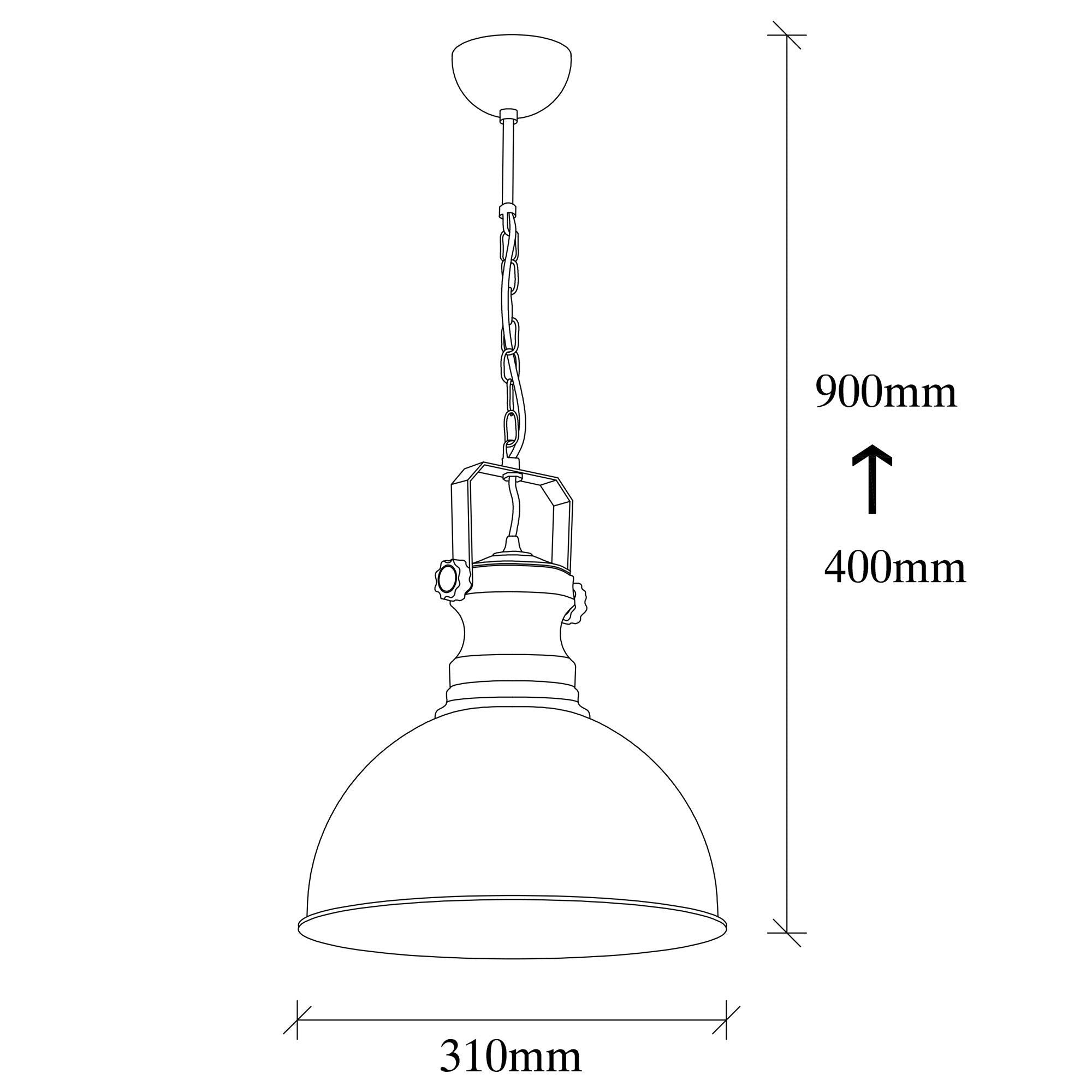 Lampa wisząca Ardulace metalowa czarna