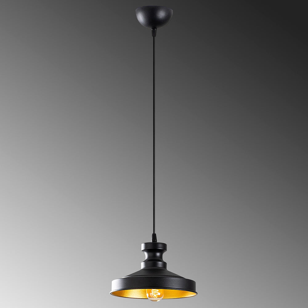 Lampa sufitowa Novillian czarna