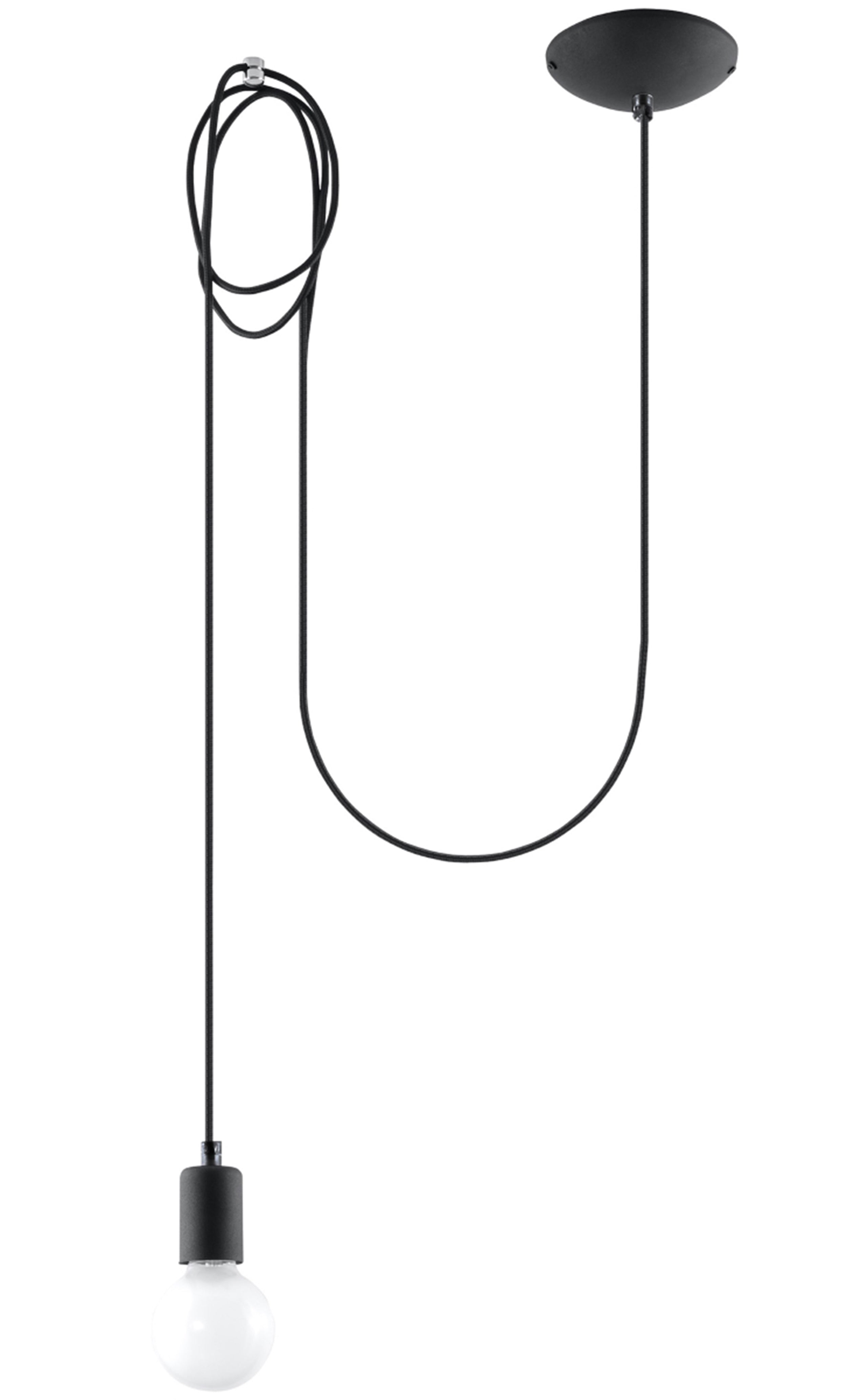 Lampa wisząca Aritted czarna