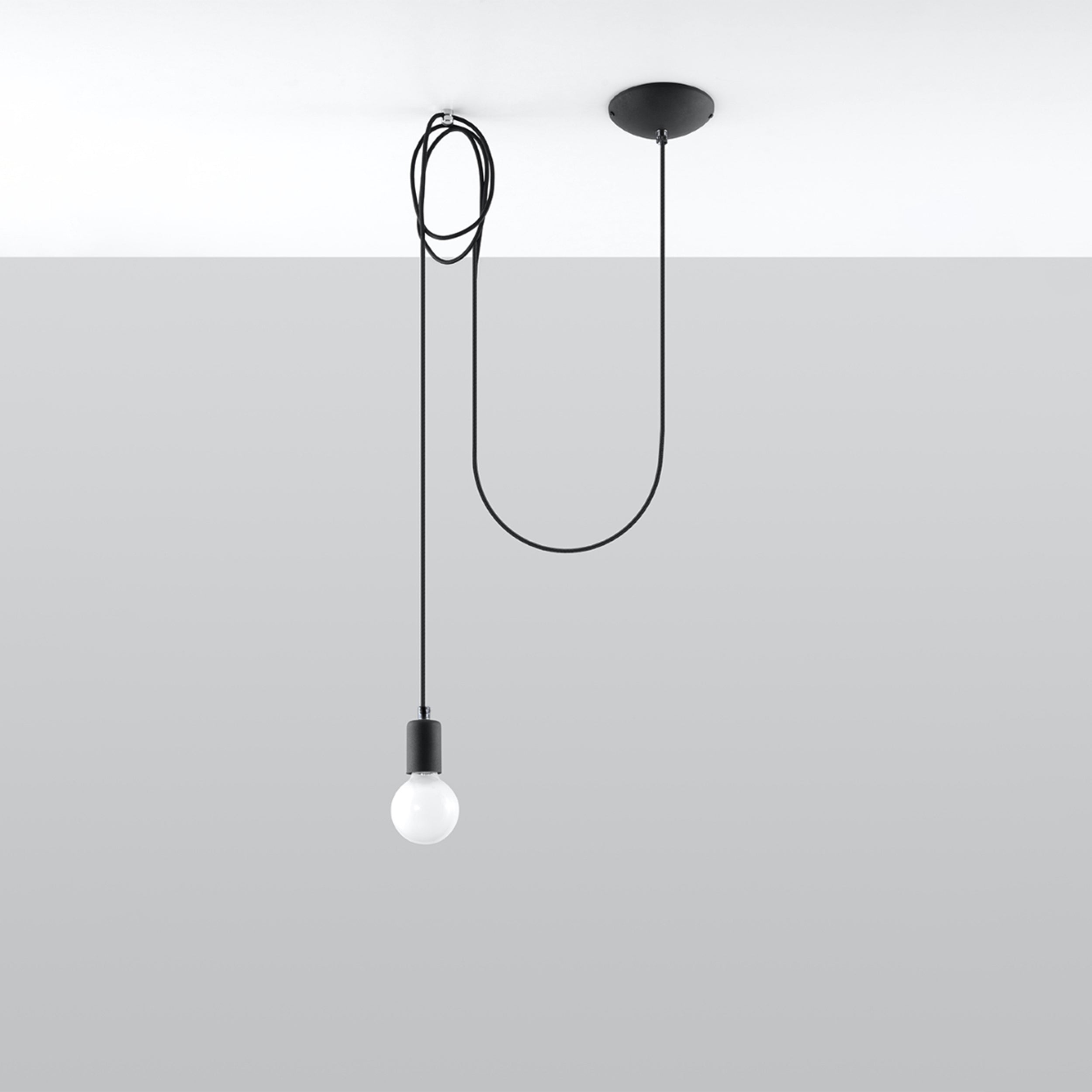 Lampa wisząca Aritted czarna