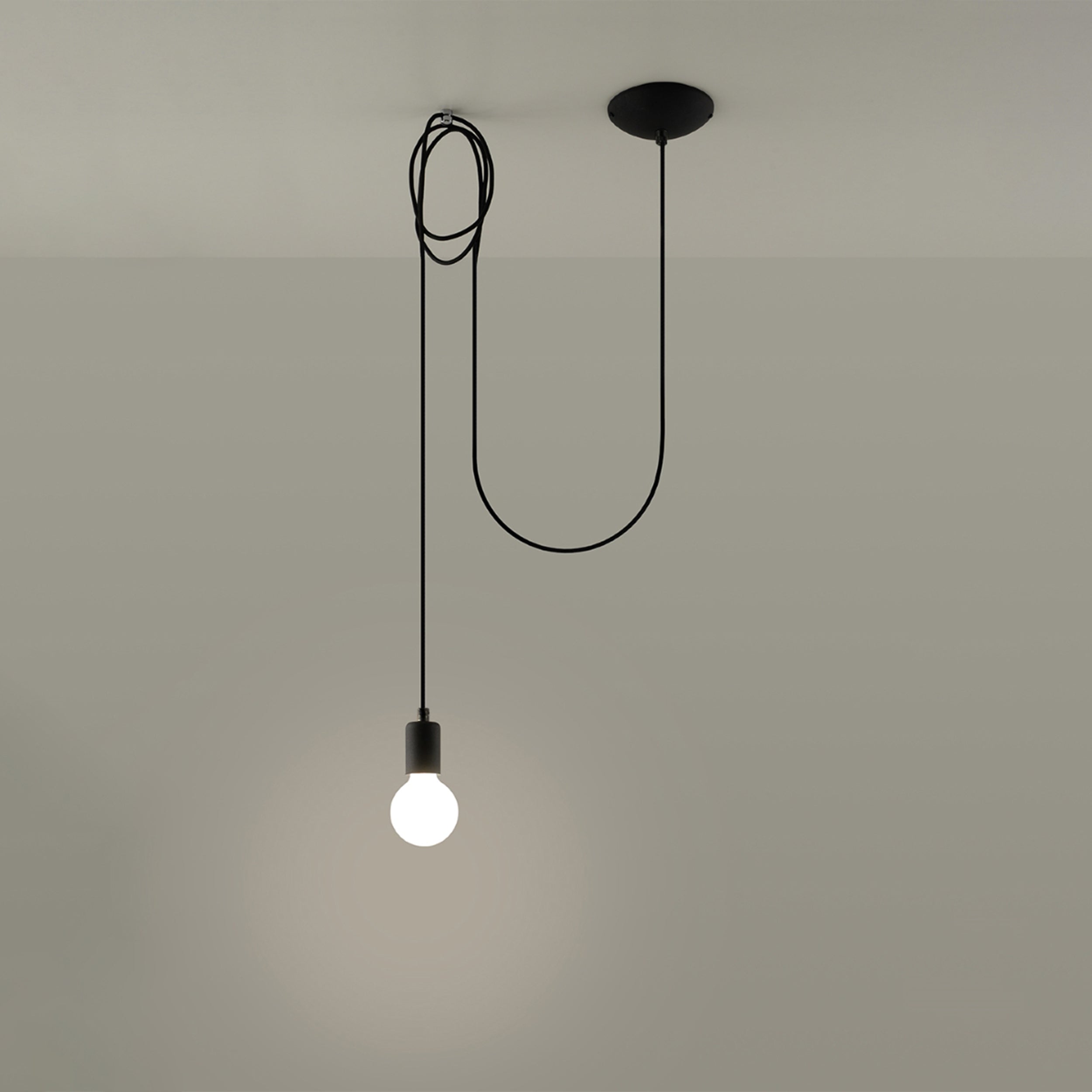 Lampa wisząca Aritted czarna