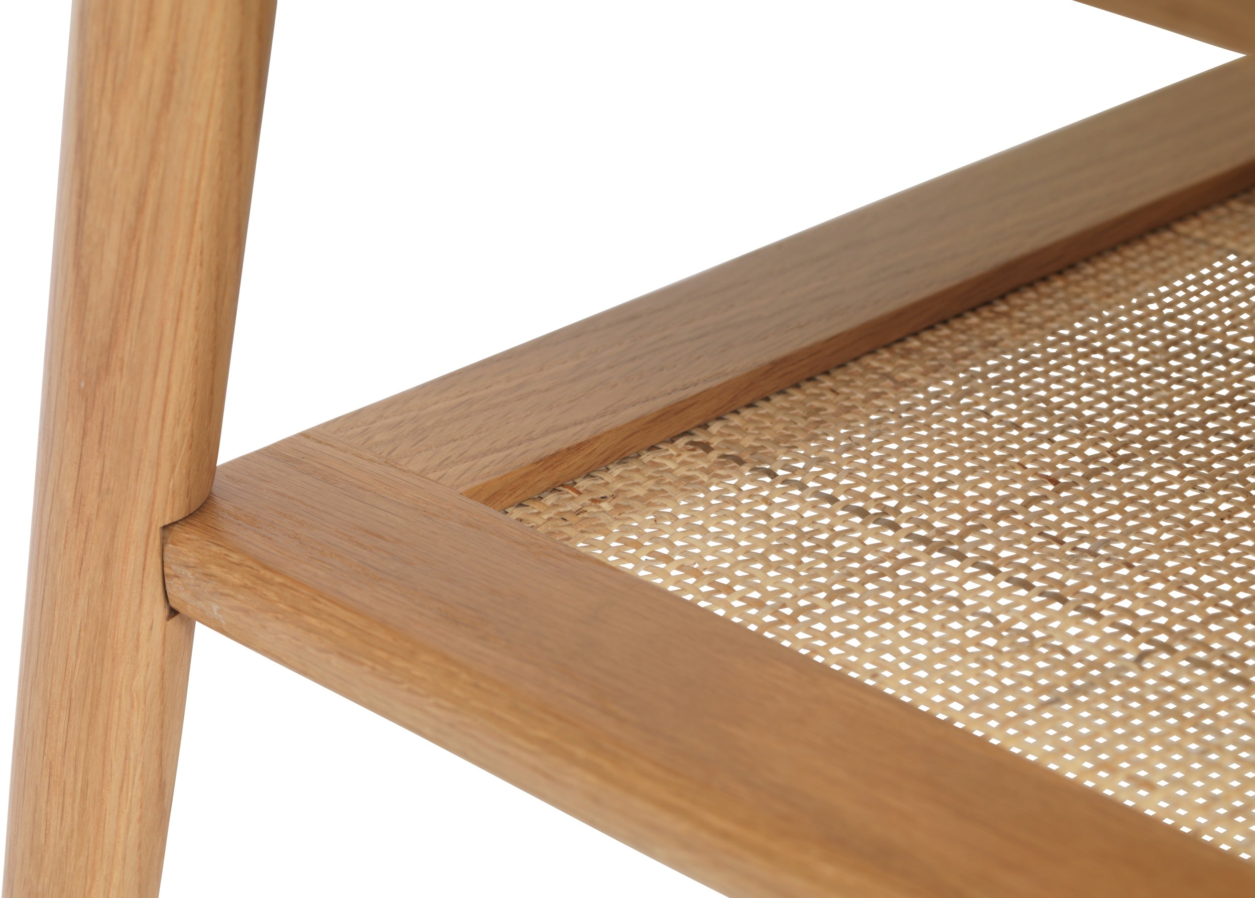 Stolik kawowy Visimmy 60x120 cm dąb/plecionka