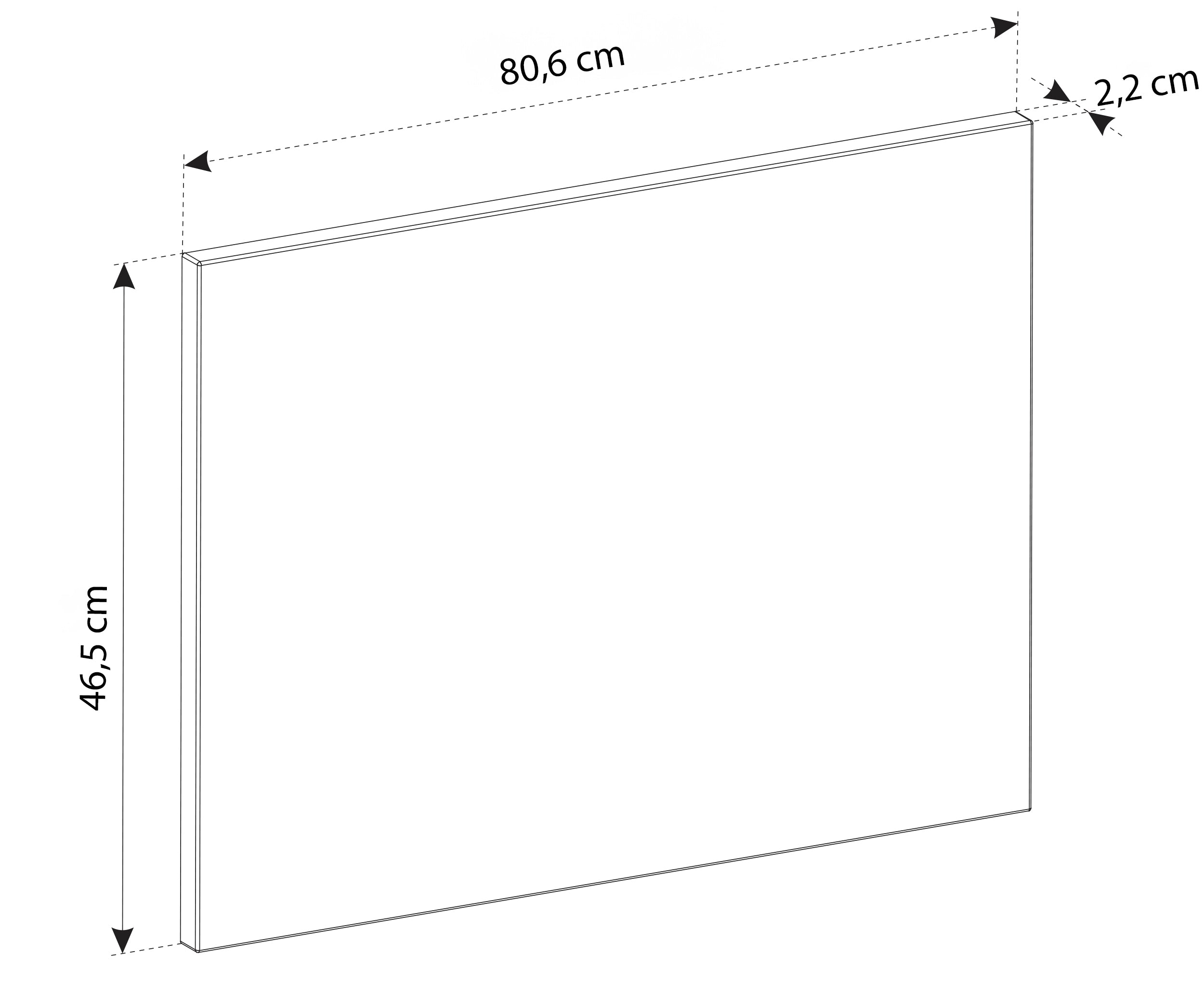 Szafka łazienkowa dwuszufladowa Temirni z blatem i czarnymi otwartymi półkami 80 cm czarna/dąb wotan