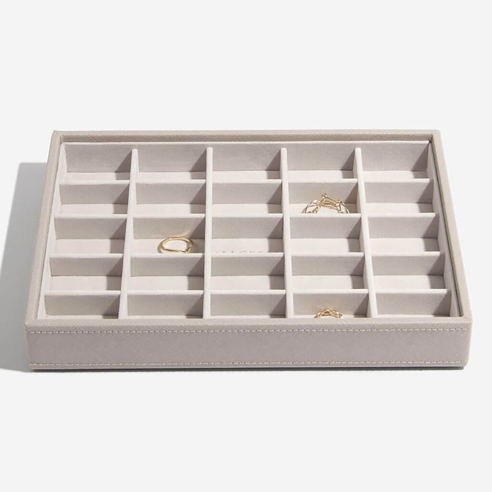 Szkatułka na biżuterię Classic Jewellery Box szaro-brązowy