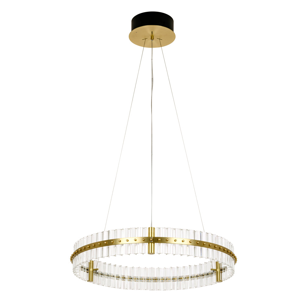 Lampa wisząca Mackerel LED średnica 70 cm złota
