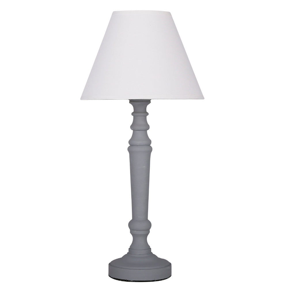 Lampa stołowa Tulppio szara