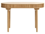 Biurko Yoffers 120x60 cm lamele dąb naturalny