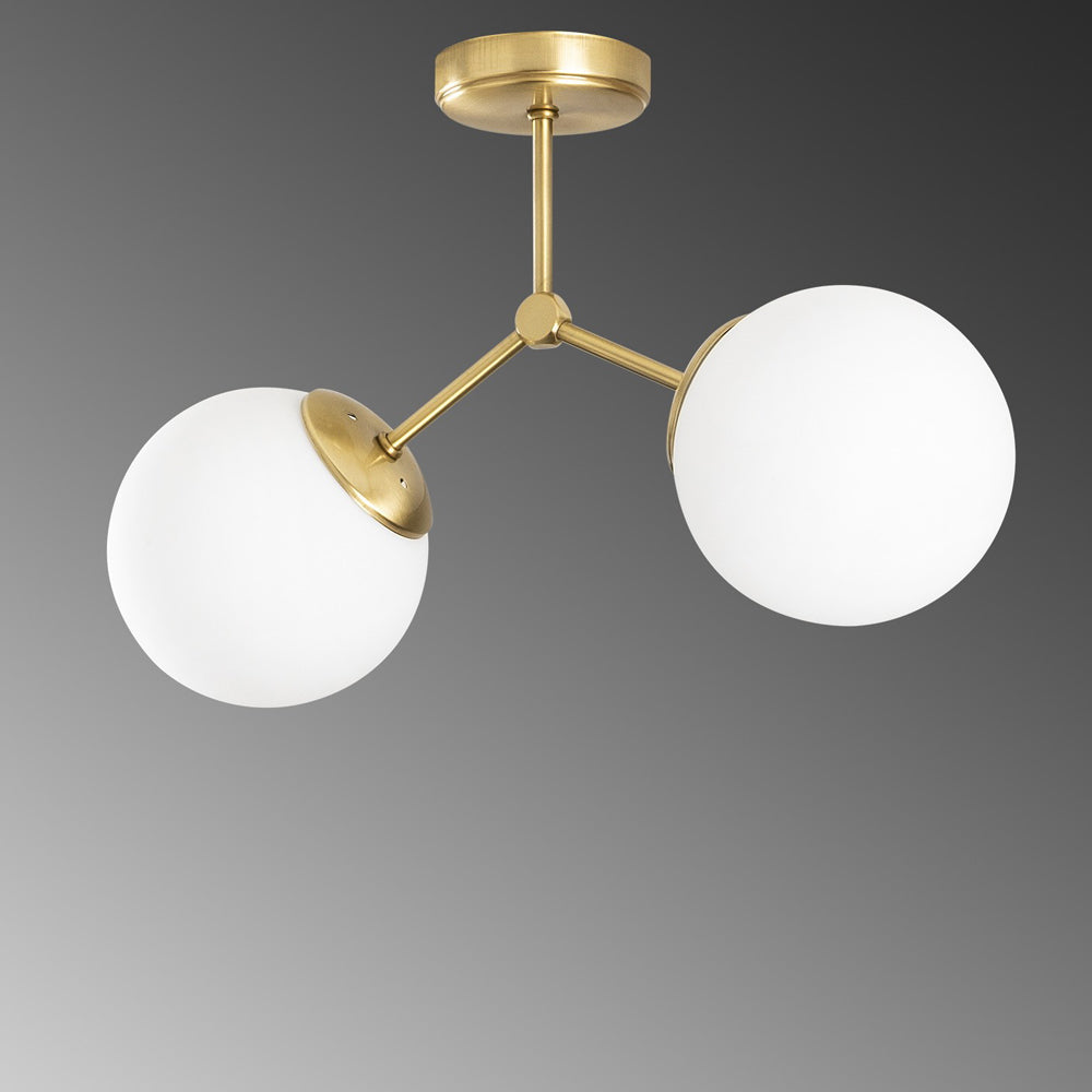 Lampa sufitowa Beid x2 złota