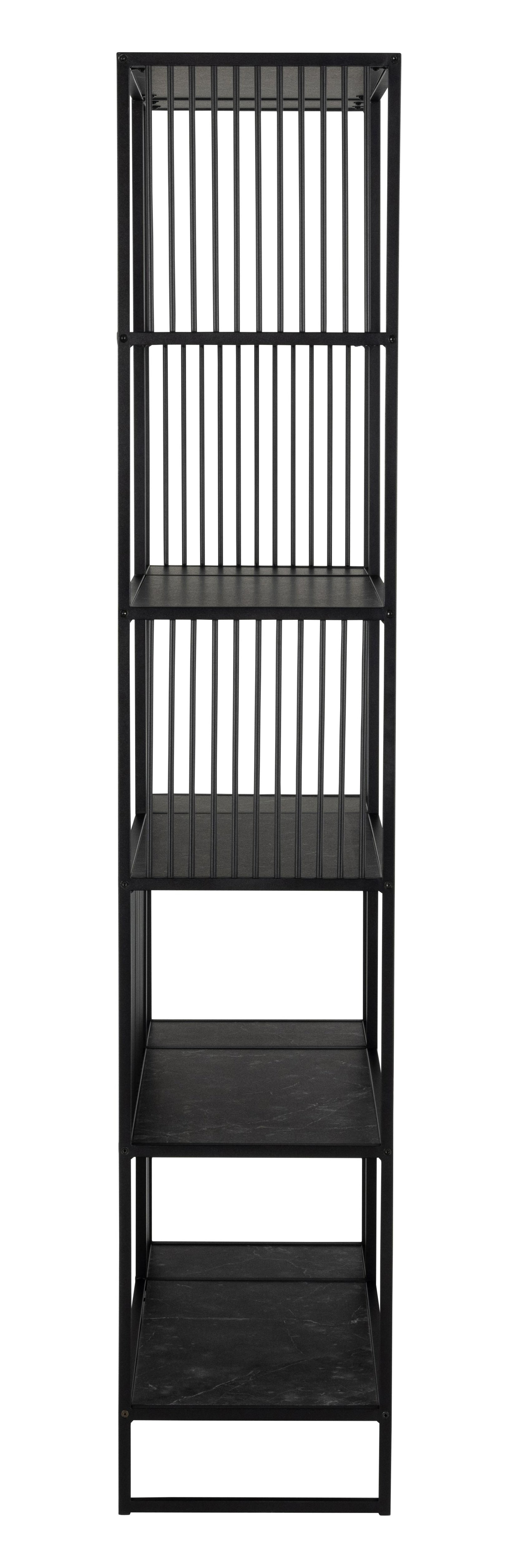 Regał metalowy Velook 185 cm czarny