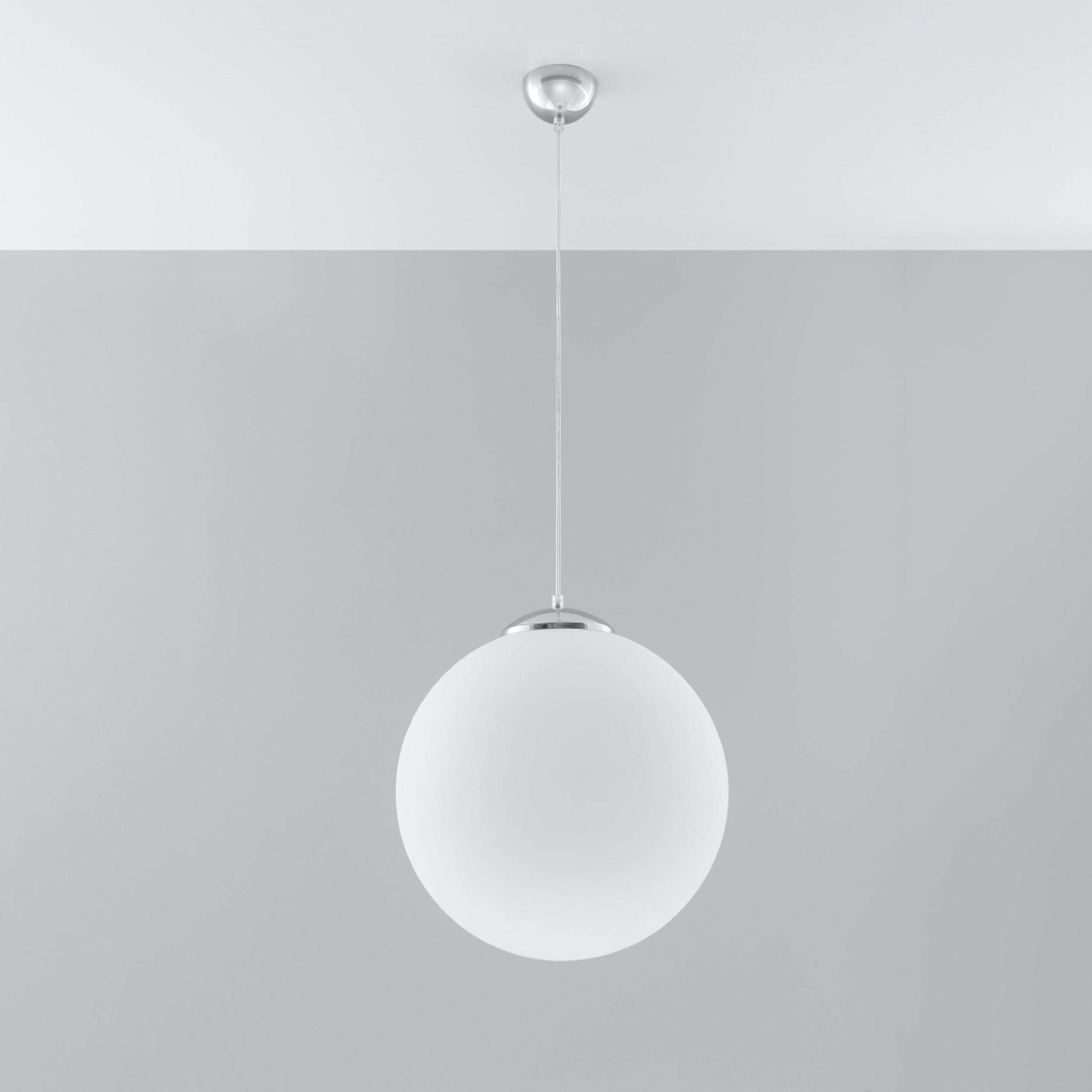Lampa wisząca Blowly średnica 40 cm chromowana