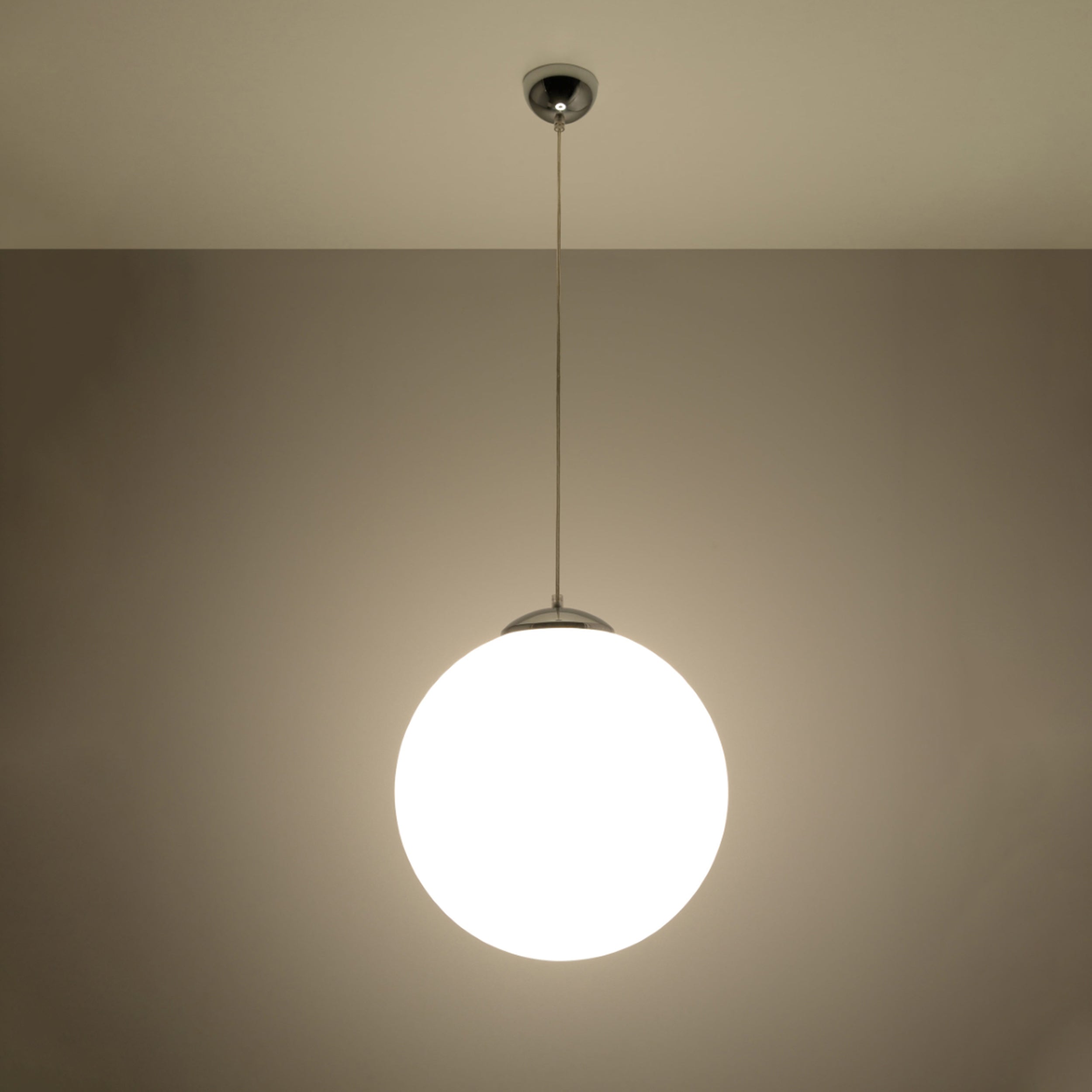 Lampa wisząca Blowly średnica 40 cm chromowana