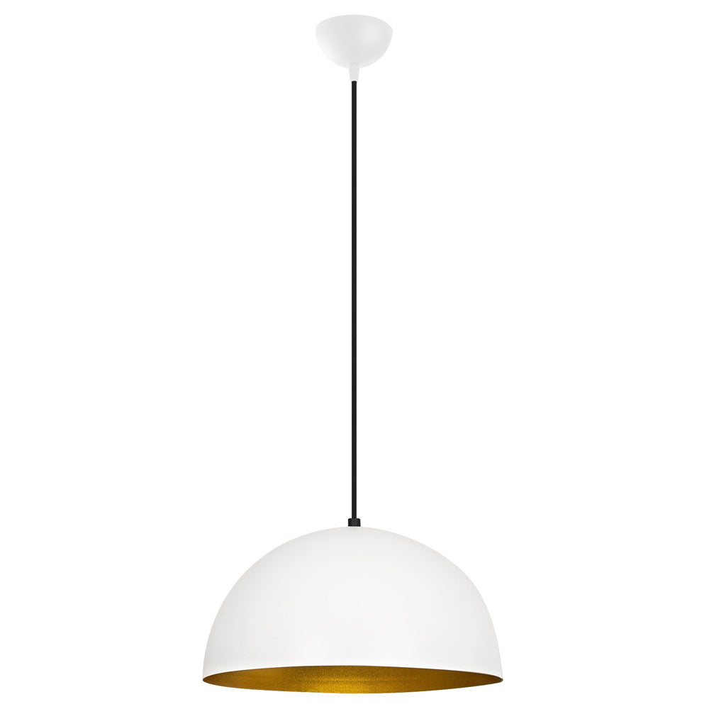 Lampa sufitowa Rientaki średnica 40 cm biała