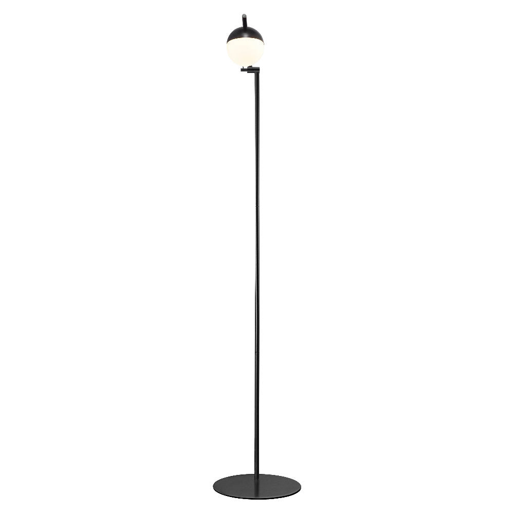 Lampa podłogowa Contina 139,5 cm czarna