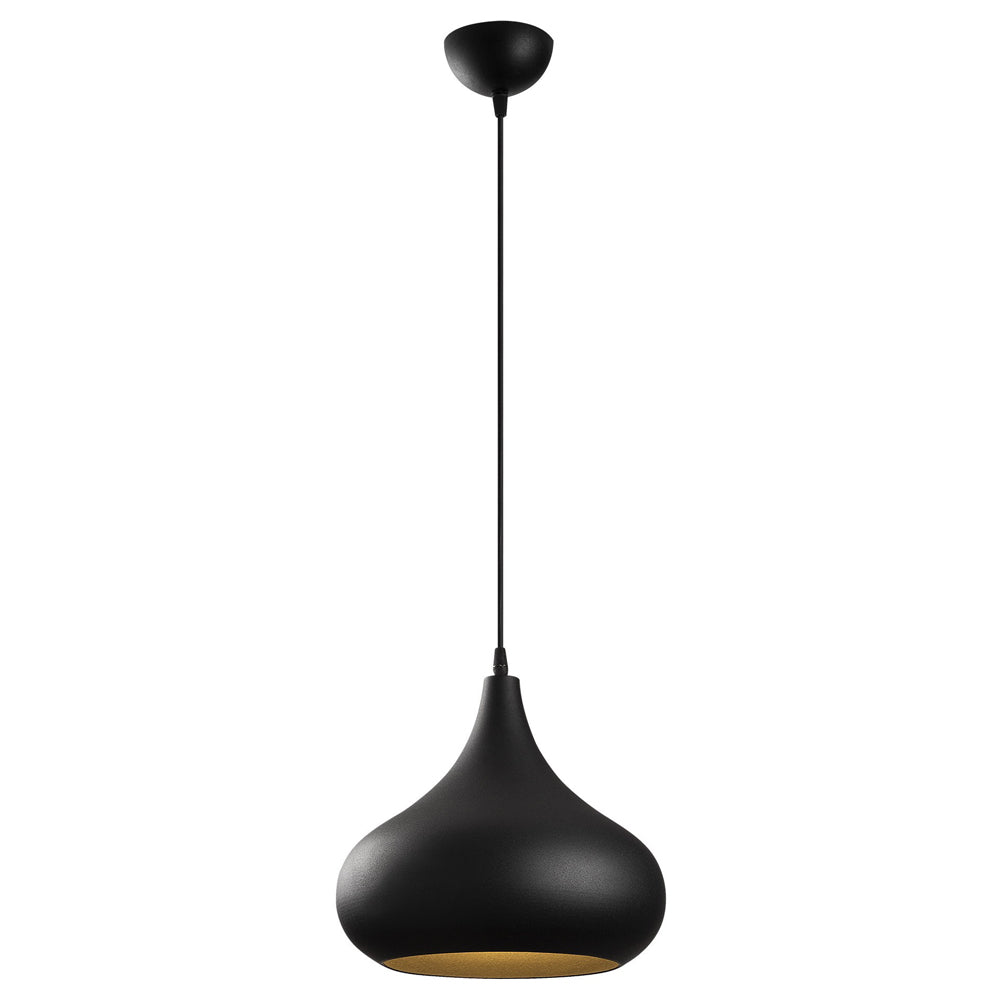 Lampa sufitowa Ardulace grzybek średnica 30 cm czarna