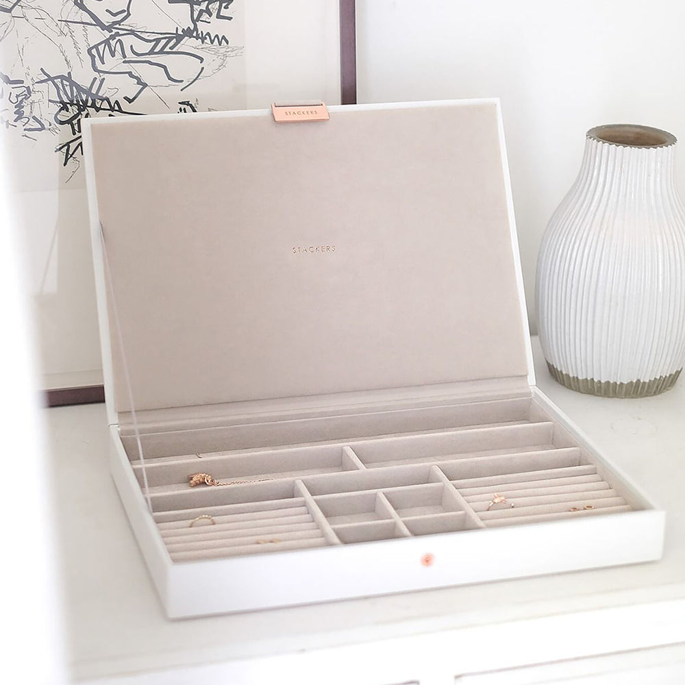Szkatułka na biżuterię Supersize Jewellery Box biała