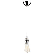 Lampa sufitowa Pabella vintage srebrna