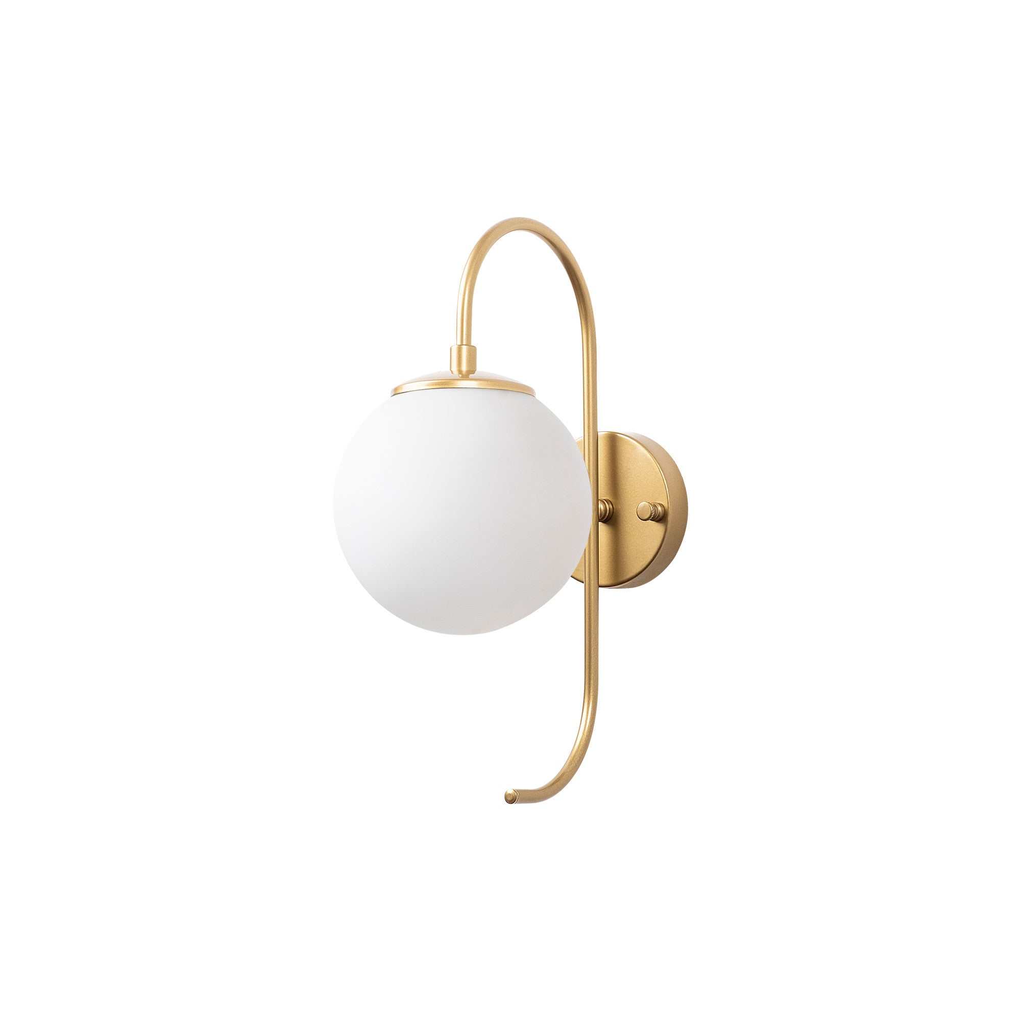 Lampa ścienna Tribilia biało-złota