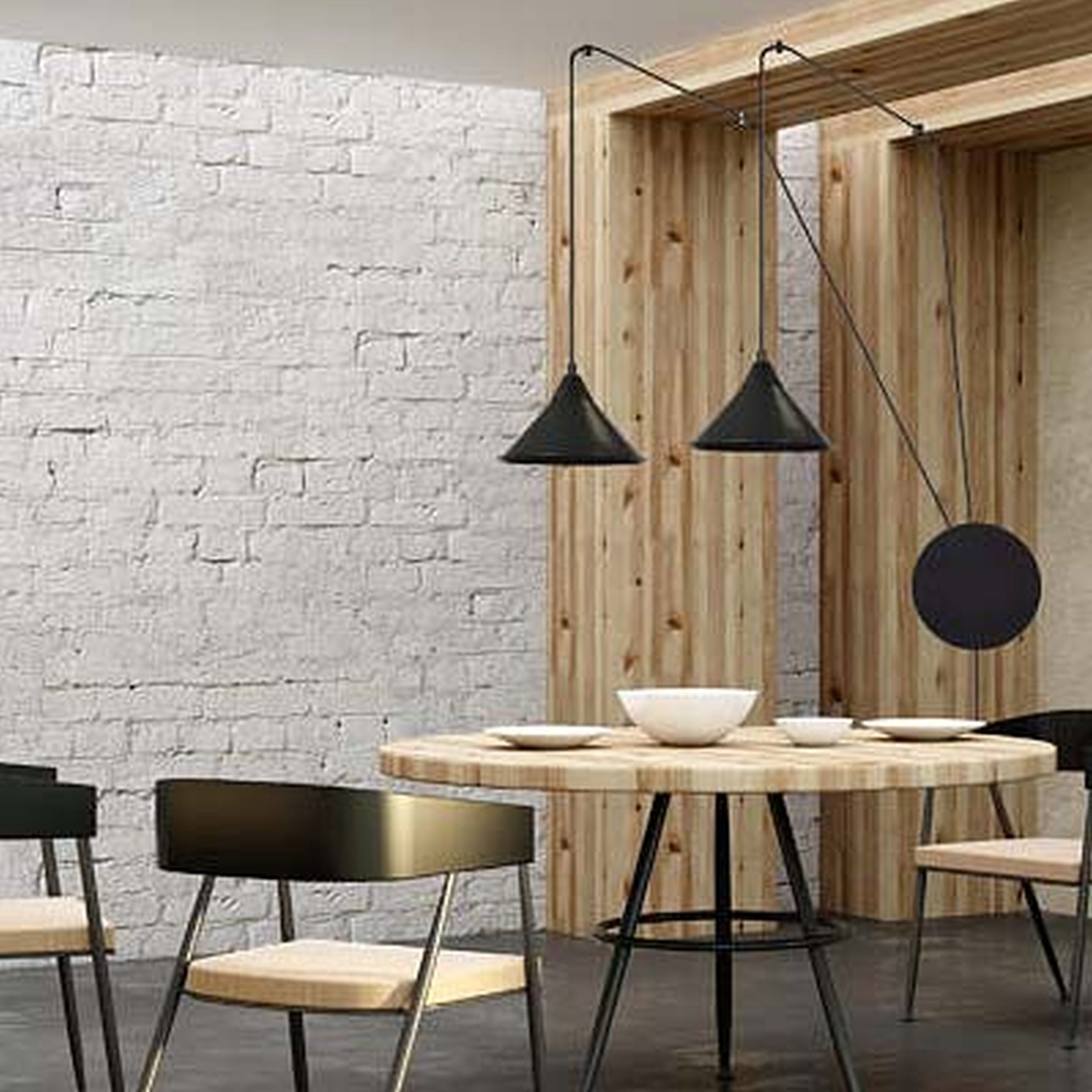 Lampa wisząca Banessy na wysięgniku czarna x2