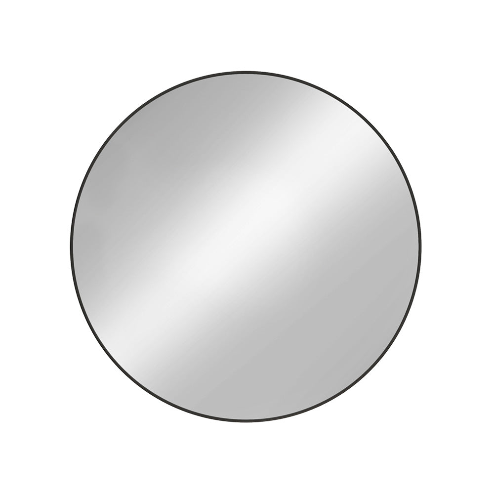Lustro ścienne Tiny Border Round średnica 100 cm czarne