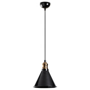 Lampa wisząca Umerta średnica 19 cm czarna