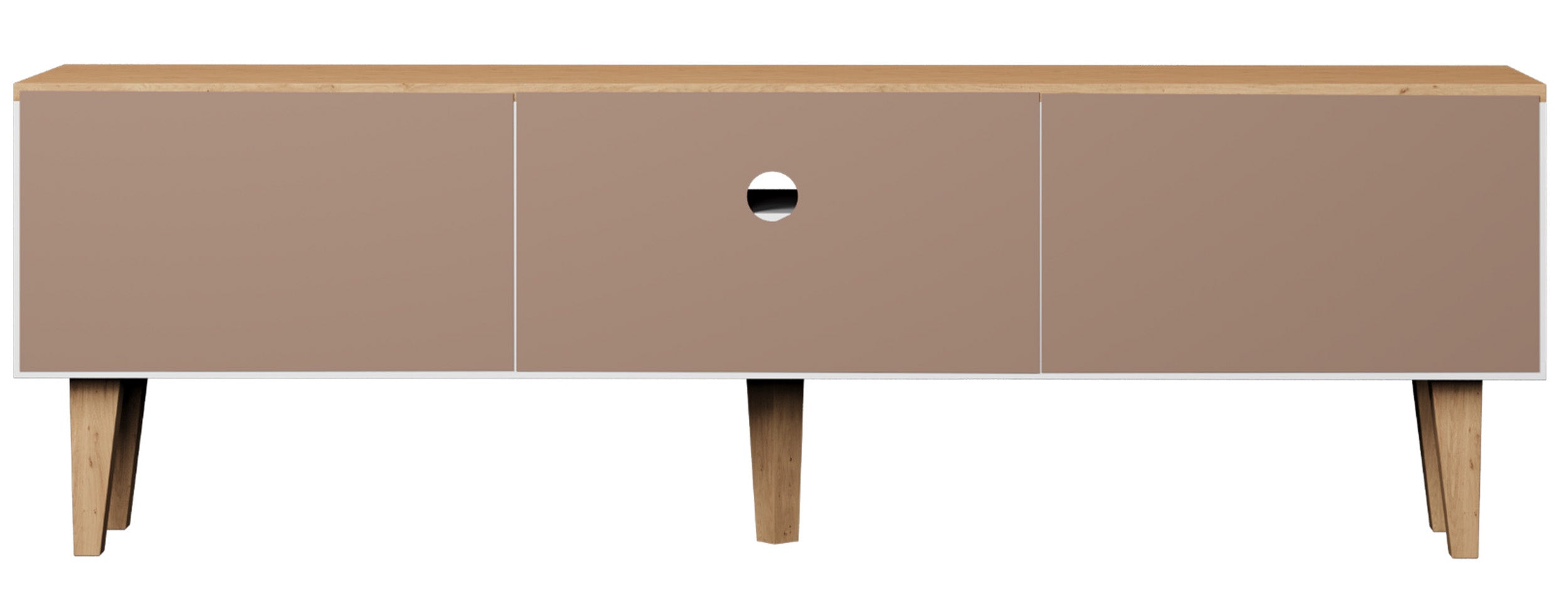 Szafka RTV Sakena 160 cm biała