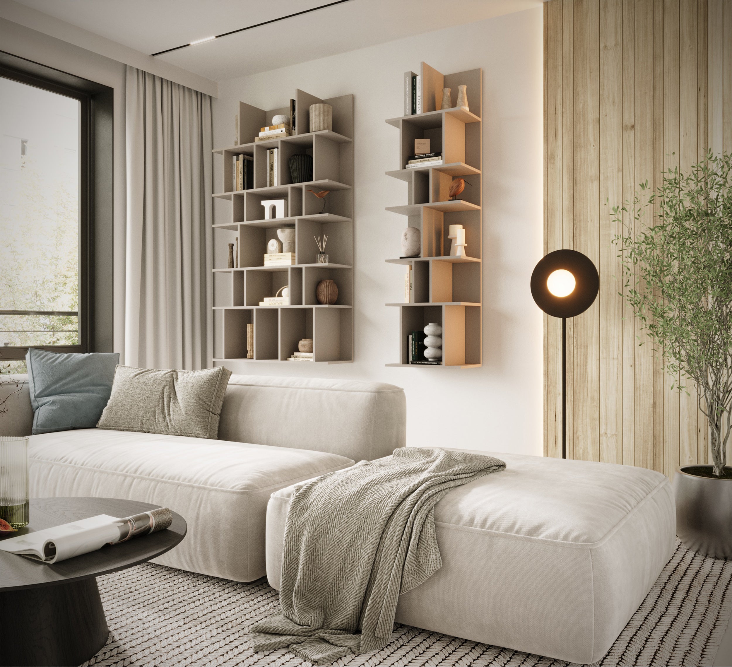 Regał otwarty Bemmi 50 cm kaszmir