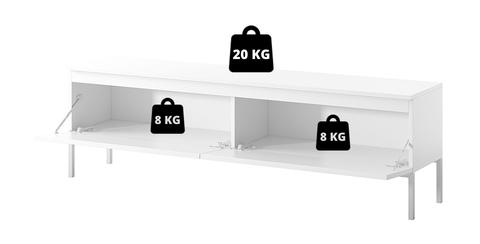 Szafka RTV Bemmi 150 cm kaszmir