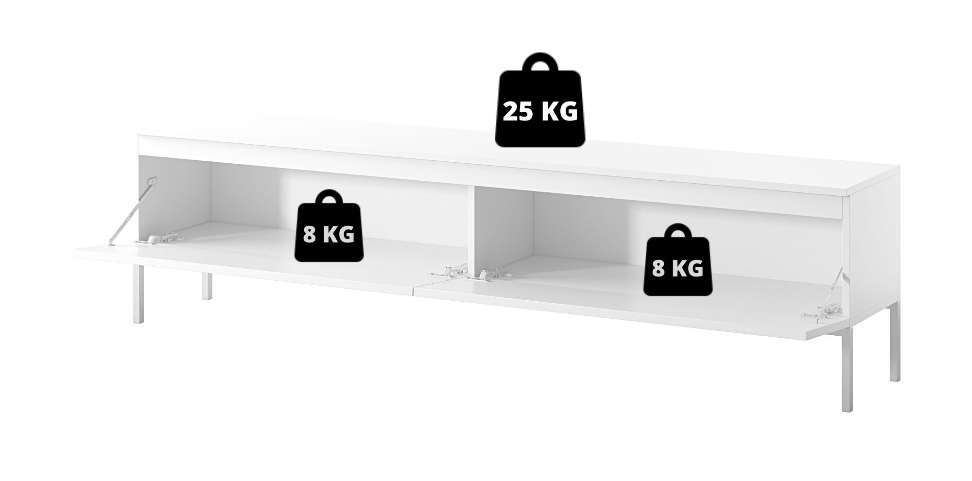 Szafka RTV Bemmi 175 cm kaszmir